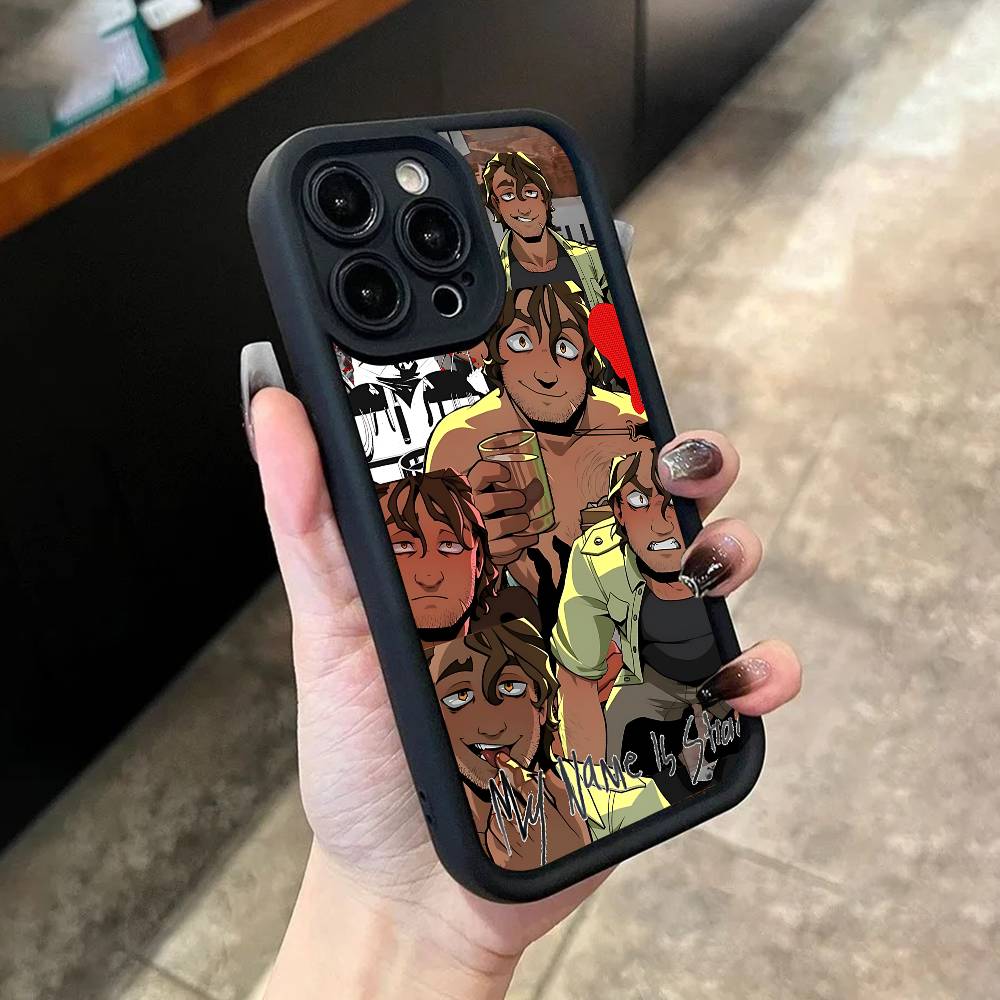 

Strade BTD YKMET Phone Case For iPhone 17,16,15,14,13,12,11,Pro,Max,Plus,X,XS,SE4,E,Mini Black Thickened border Case iPhone 12 ProMax