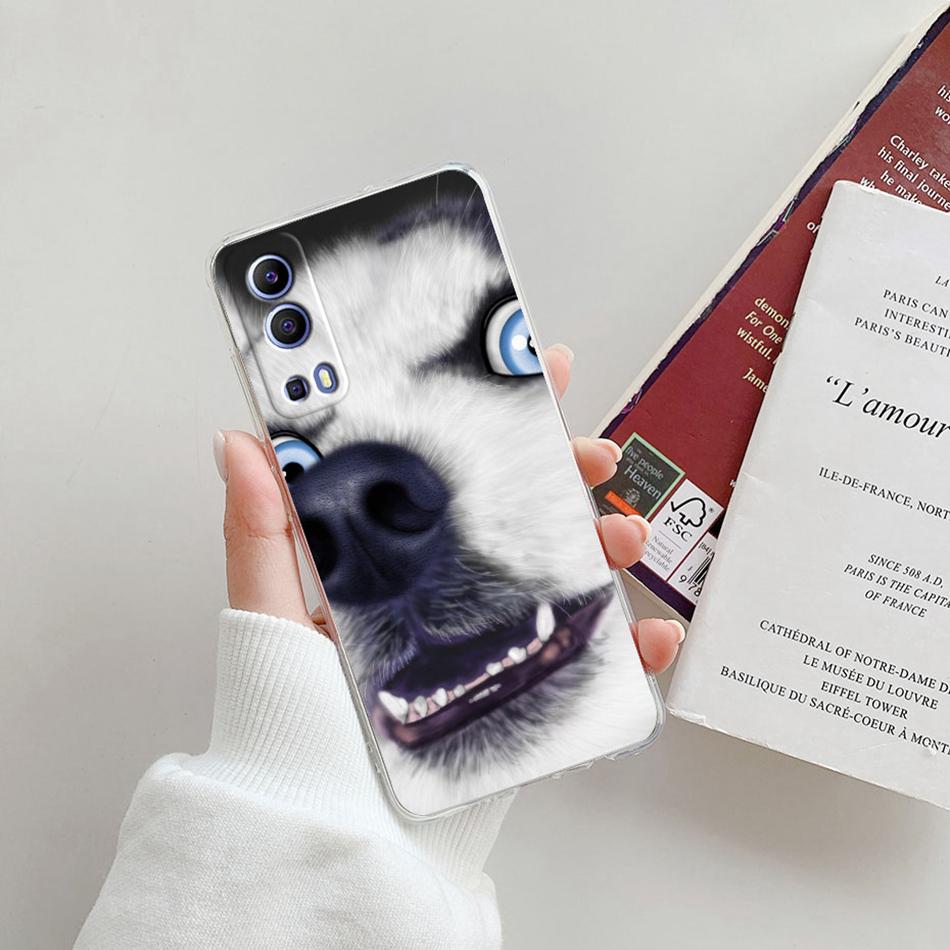 For Vivo Y72 5G Case V2041 Silicone Soft Transparent TPU Phone Cover For Vivo Y52 vivoY72 Y 72 52 5G Case Funda Protective Coque