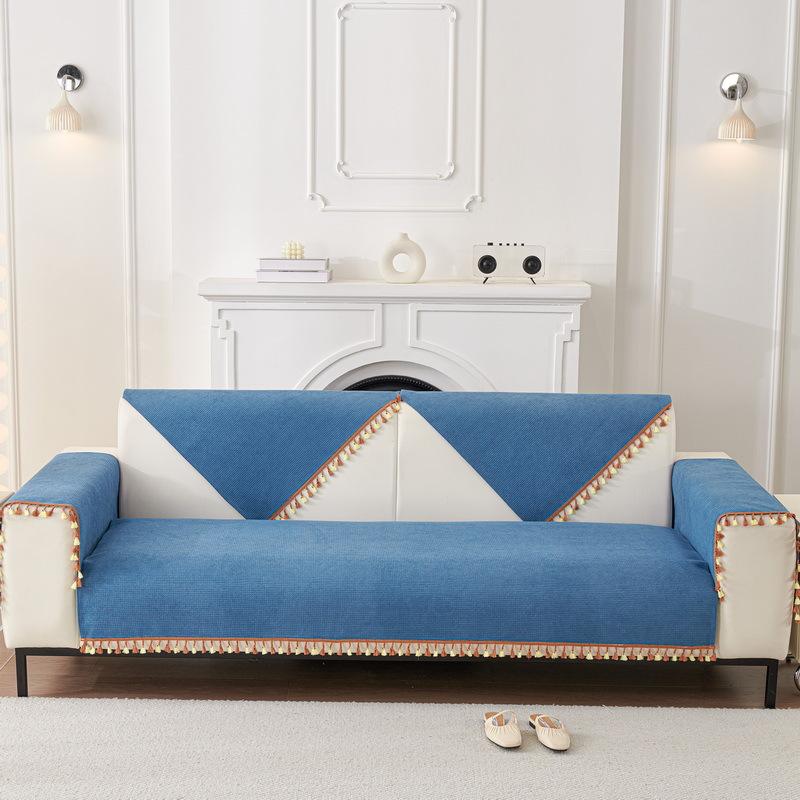 Waterproof Sofa Cushion for All Seasons, Non-slip, Simple Pet, Non-stick Fur, Urine Barrier Sofa Cover, Backrest, Full Cloth Towel