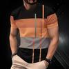 Loose Short Sleeved Summer Men's Clothing Retro Street Solid Color Top