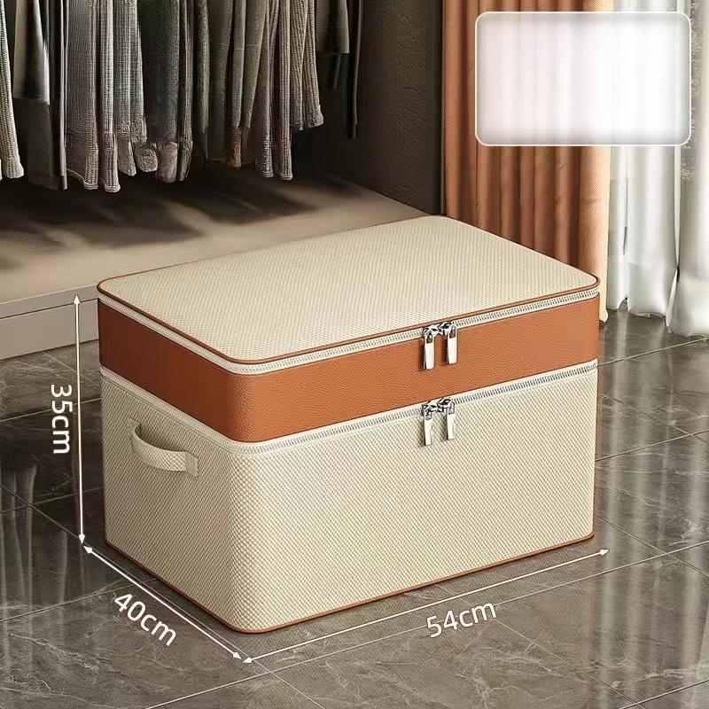 Blanket Storage Bag, Household Non-woven Fabric Garment and Pants Storage Box, Waterproof and Moisture-proof Moving Packing Bag for Plush Toys