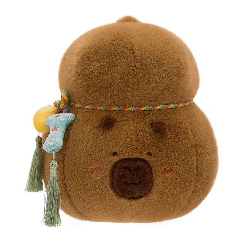 

Gourd Cute Cartoon Shaped Water Capybara Plush Toy Pillow For Decoration Sofa 25 cm