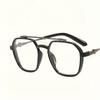 Oversized Anti Blue Light Eyeglasses Square Computer Glasses For Women
