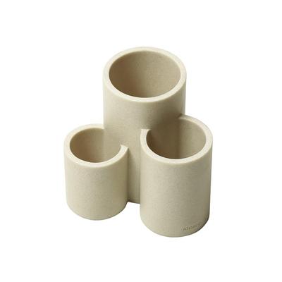 Ideaco Drainer Cutlery Tool Stand Width 13.8 X Depth 13.1 X Height 14cm Kitchen Drainers Sculpture Tool D Stone Sand White