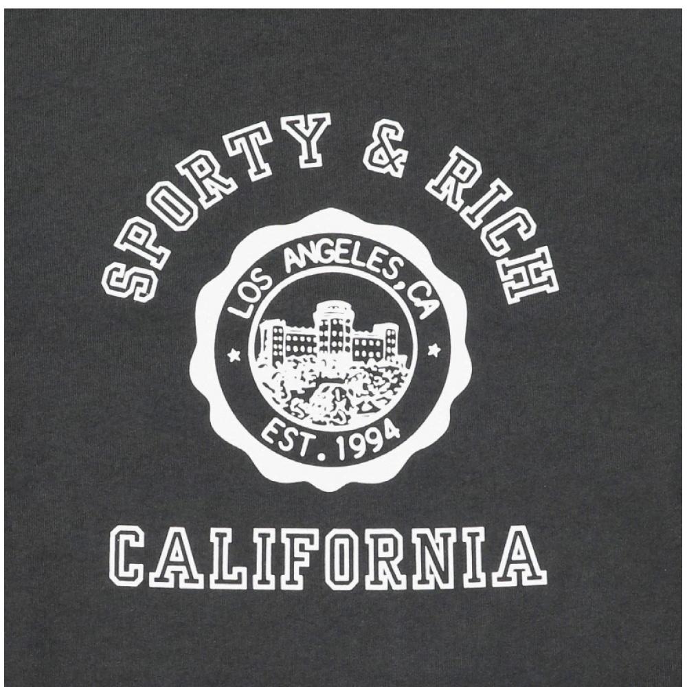 Sporty   Rich Unisex Sweatshirt Faded Black California Emblem St071622508ba02