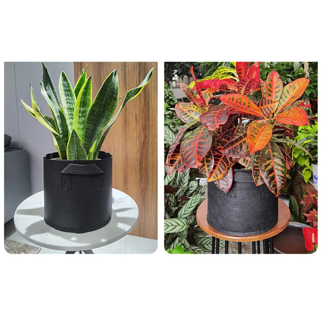 Grow Bags, Black Non-woven Fabric, Thick Bags, Tree Planting Bags, Flower Pots