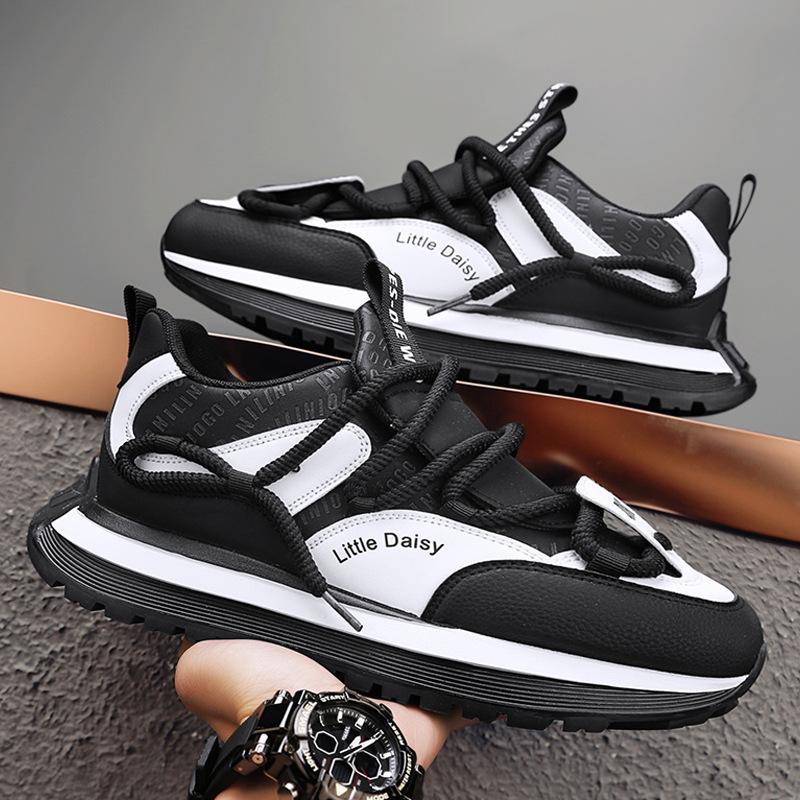 Putian men's shoes spring new high-end casual student versatile running sports shoes platform Forrest Gump dad trendy shoes