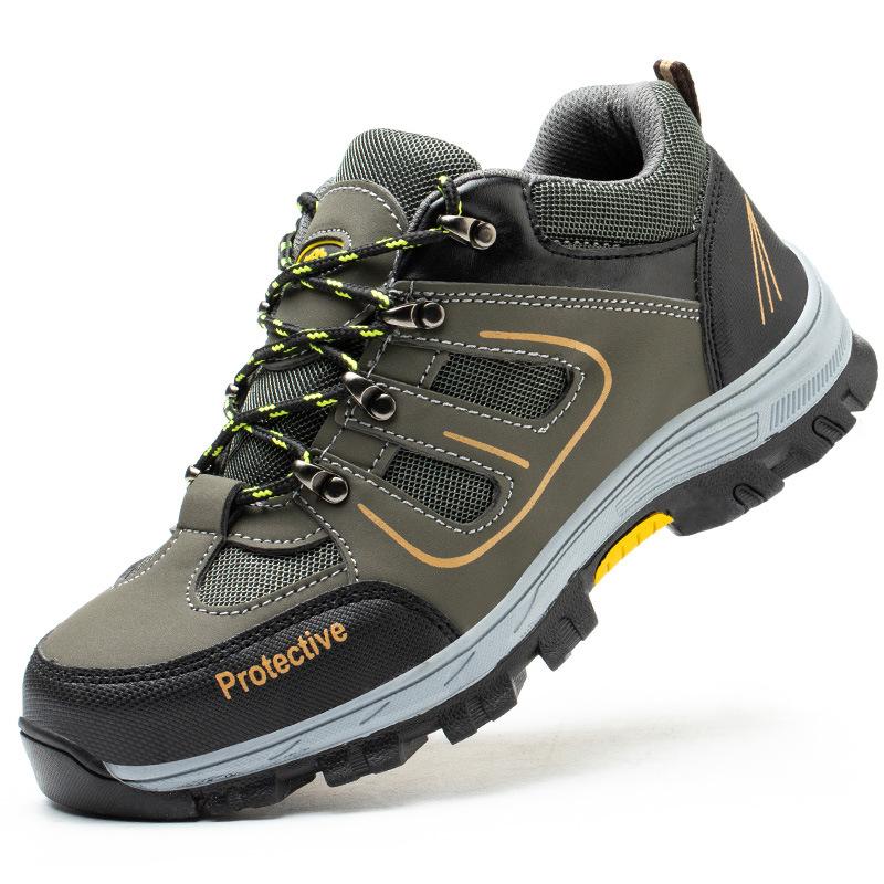 

Labor Insurance Shoes Men s High-top Safety Shoes Anti-smashing and Anti-piercing Breathable Work Shoes Protective Shoes 45