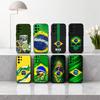 COOL B-Brazilian-N F-Flag-G ART Phone Case For Samsung S25,24,23,22,30,21,10,9,Ultra,Plus,Lite,FE,4,5 G Soft Black Case