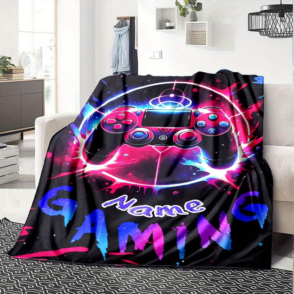 Gaming Controller Home Blankets Comfortable Soft Lightweight Multiseasonal Blanket For Picnics Sofas Offices Beds Living Rooms Perfect Gift For