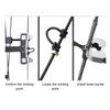 Bow String Nocking Points Pliers Set T Ruler Nocking Buckle Pliers Kit Archery Compound Pulley Bow Turning Kit