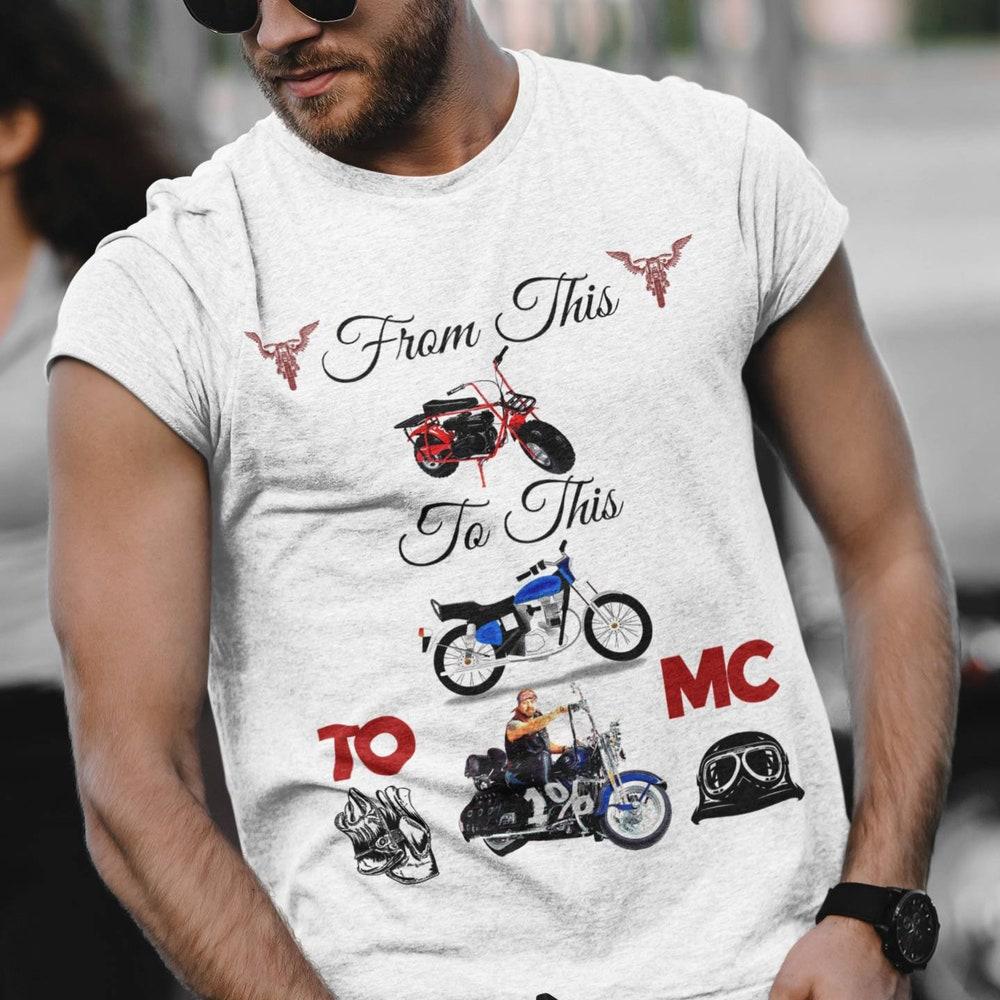 From This To This Biker Shirt, Biker Tshirt, Biker Shirt, Gift Idea For Biker, Funny Motorcycle Shirt Collection, Motorcycle Clothing Biker XXXL