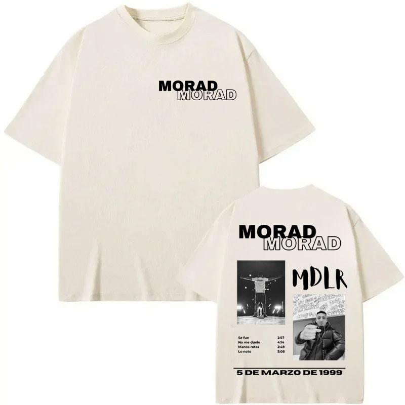 Rapper Morad Graphic T Shirts Men Women Clothing Fashion Hip Hop Tshirt High Quality Cotton Short Sleeve Tshirts Streetwear