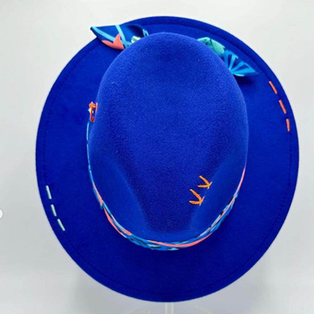 Fedora Women's Suede Wide Brim Hat Western Wide Brim Rancher Hat Pure Suede Jazz Hat Horse Riding Party Gift Hat Wide Brim Hat