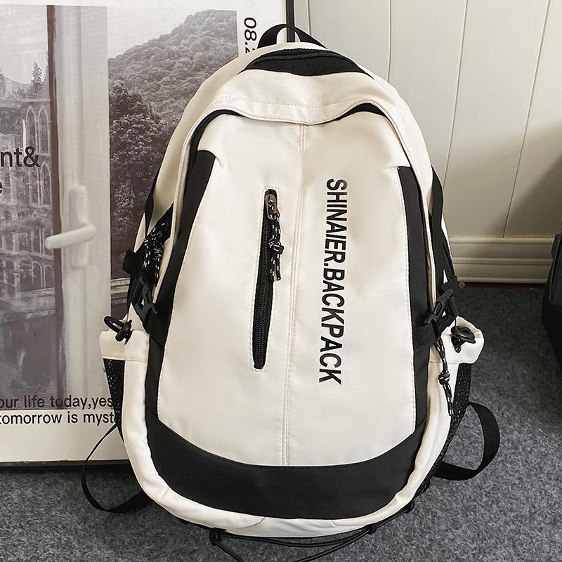 School Bag for Children, Elementary School Students, Girls, Junior High School Students, Large-capacity Contrasting Color Backpack