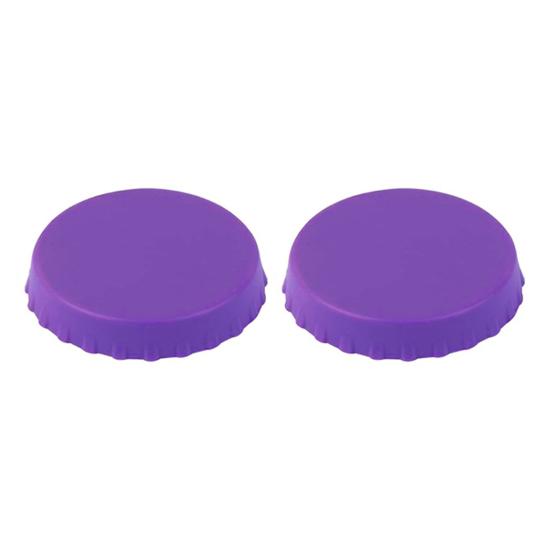 2Pcs Bottle Cover Reusable Silicone Can Lid Cover Leak-Proof Soda Beer Bottle Stoppers for Home Refrigerator