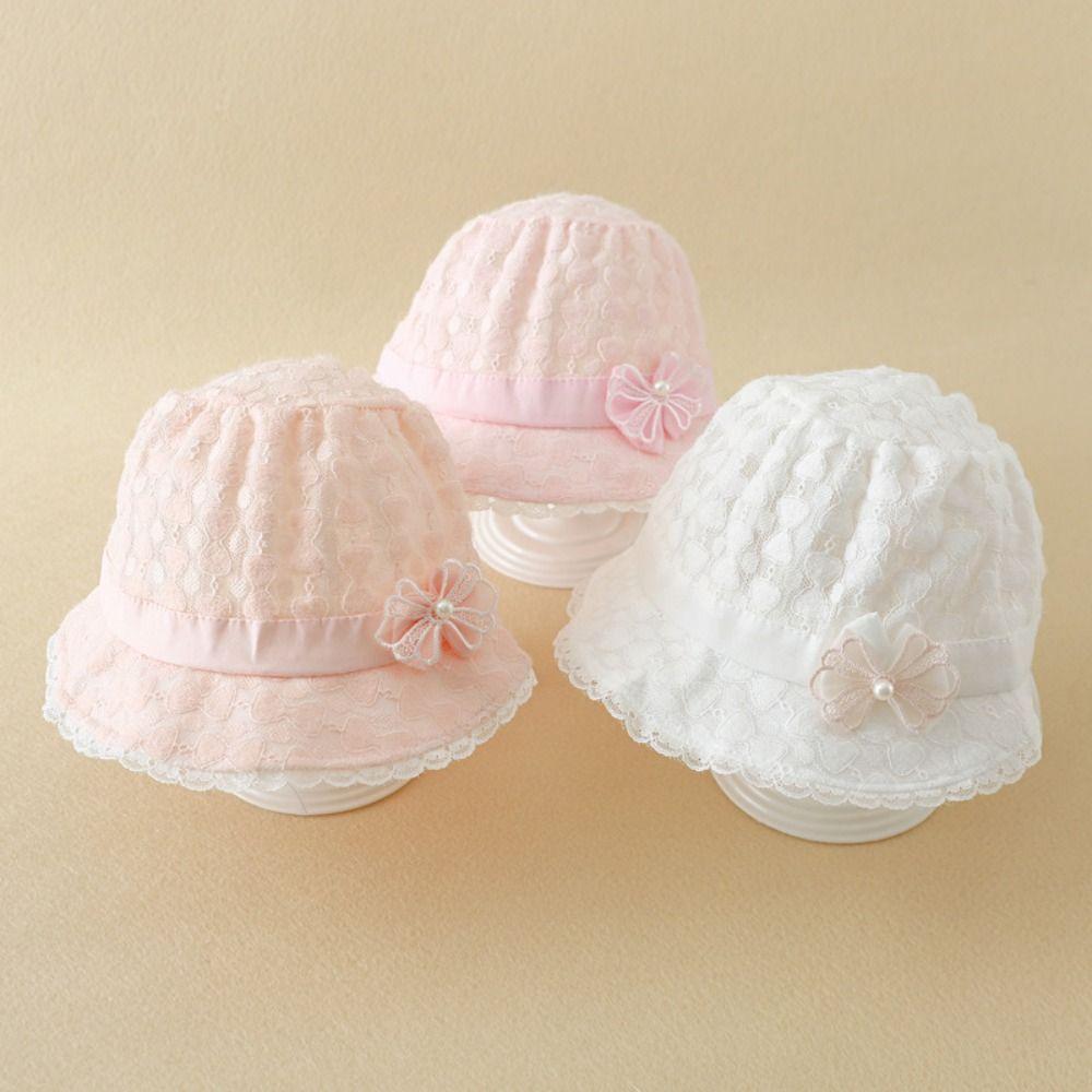 

Soft Princess Hat Cotton Photo Props Cap Fashion Beanies Bonnet Toddler рожевий