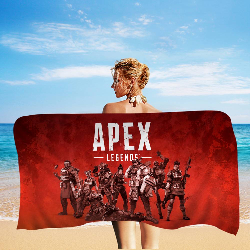 A-Apexs Legends Octane Microfiber Beach Towel Absorbent Quick Dry Soft Yoga Swimming Resort Mountain Climbing Towel
