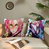 Demon Slayer Kimetsu Kanroji Mitsuri Maple Design Cushion Cover Happy Autumn Harvest decor Holiday Decorati Pillow Cover