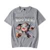 Ladies' Loose Casual Fun Moo Deng Bouncing Pig Print Pure Cotton Short Sleeved Top T-Shirts Women’s