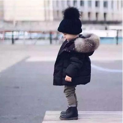 Roupa de Inverno Infantil Casaco Grosso com Capuz Infantil Bebê Meninos Meninas Jaqueta Casaco Parka Quente Roupa Acolchoada Roupa de Neve