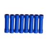 50Pcs/Bag Blue BV2 Tubular Connectors, Insulated 2-in-1 Quick Wire Splice Terminals