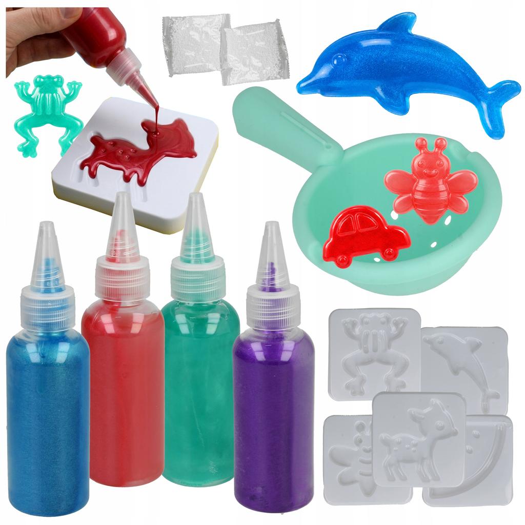 [PACZA] Creative set for children Magic Water Gel + Molds Z3421N
