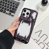 Varnish hollow tiger tooth mobile phone case is suitable for Apple 16PROMAX trend 15/14/13 bone 12 heat dissipation 11