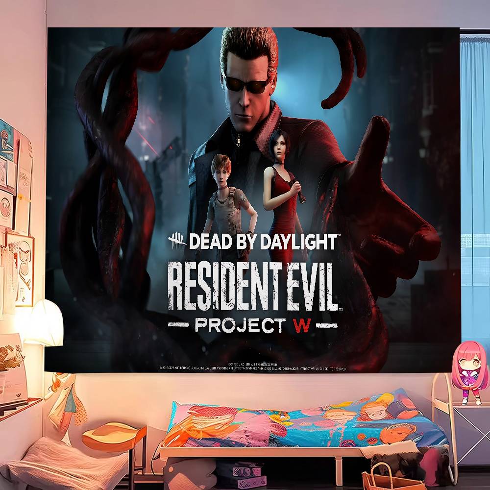 Dead By DDaylight Cartoon Tapestry Art Science Fiction Room Home Decor Art Home Decor
