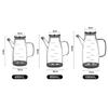 Oil Pot 600/800/1000ml Glass Oil Bottle with Scale Stainless Steel Lid High Temperature Resistant Household Kitchen Oil Pot