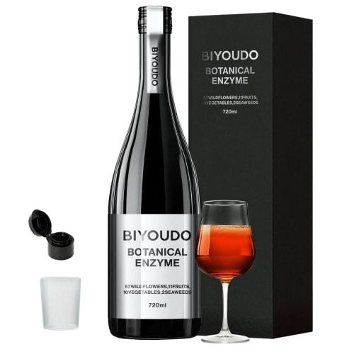 

BIYOUDO Botanical Enzyme Drink, 720ml, for Fasting and Meal Replacements, No Preservatives, Colors, Flavors, or Antioxidants