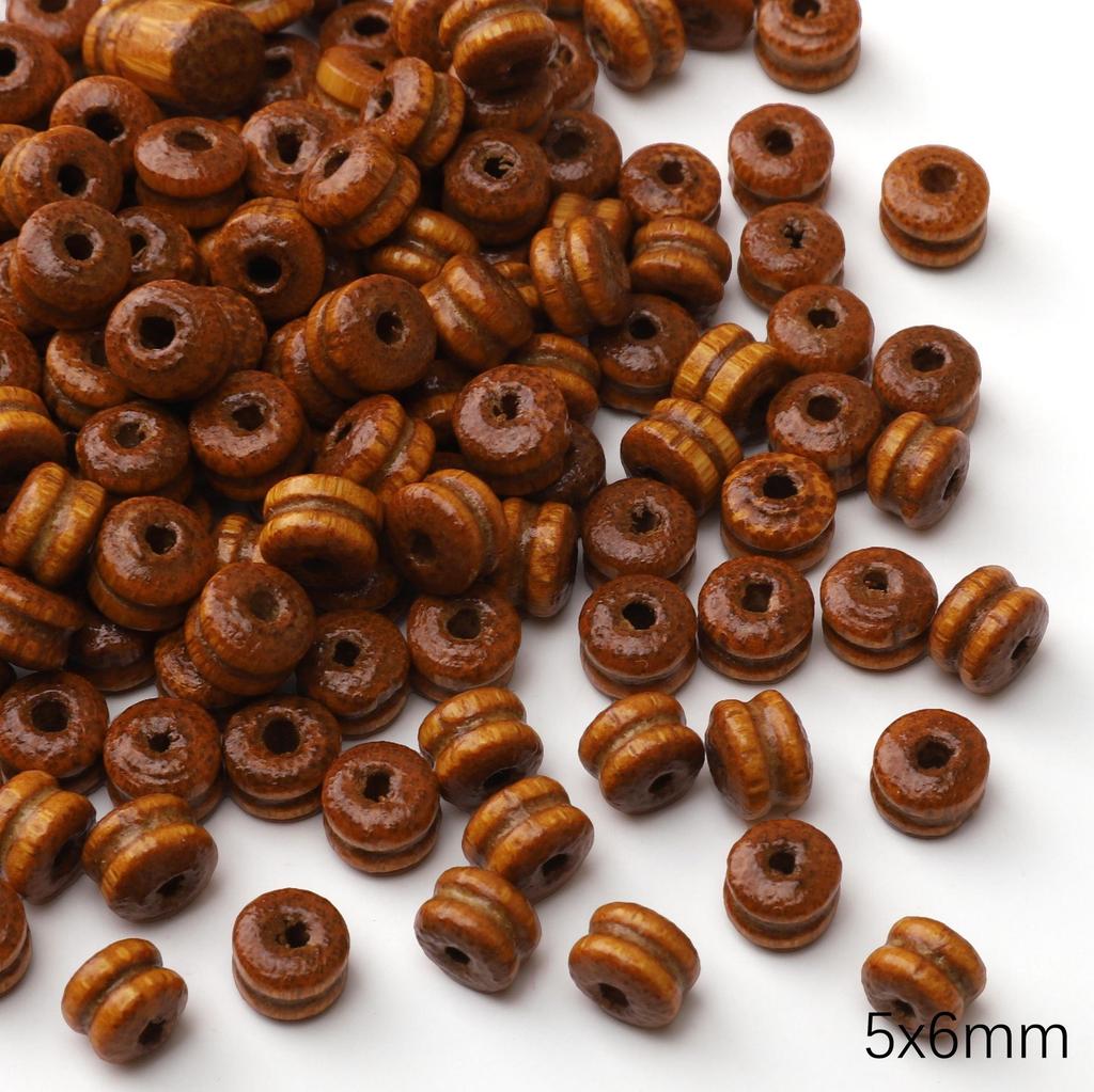 Multistyle Paulownia Wood Beads for DIY Bracelets & Necklaces: Handmade Accessories & Loose Beads