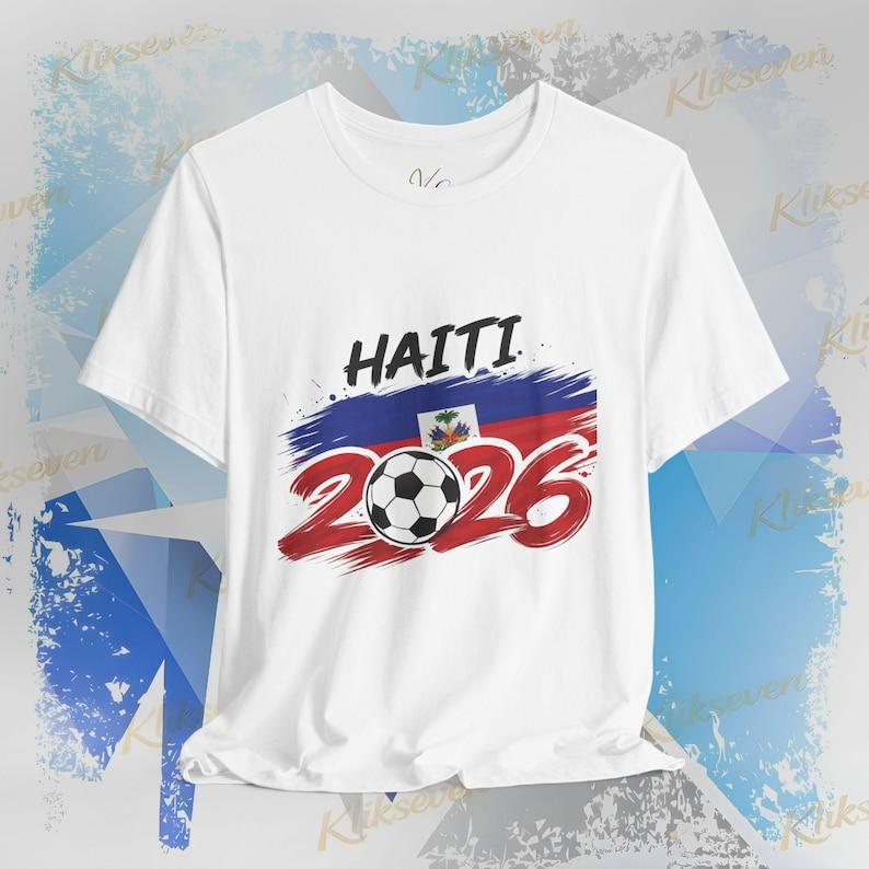 Haiti 2026 Soccer Graphic T-Shirt, World Cup Fan Apparel 4XL