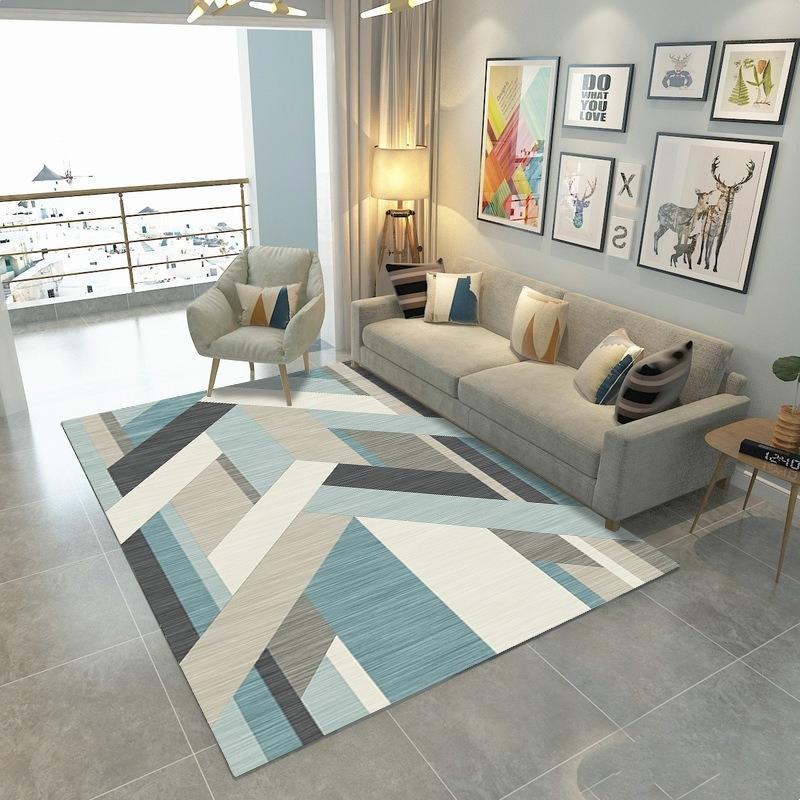 

Geometry Nordic Carpet for Home Living Room Bedroom Sofa Doormat Decor Large Area Rug Non-slip Floor Mat Modern Print Fashion 40x60cm
