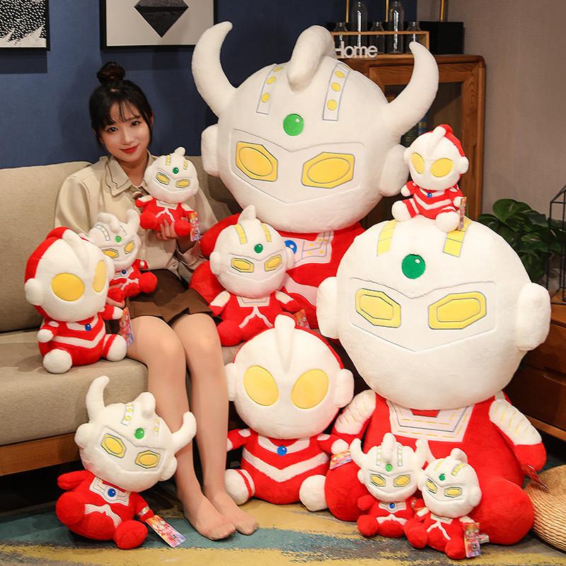 Genuine Ultraman Doll Plush Toy Creative Figure Children's Boy Toy Birthday Cerro Ultraman Throw Pillow