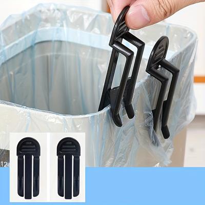 4pcs Garbage Bag Clip - Anti Slip Garbage Bin Clip, Easy To Grip, Multi-purpose Garbage Bag Holder, Suitable for Households