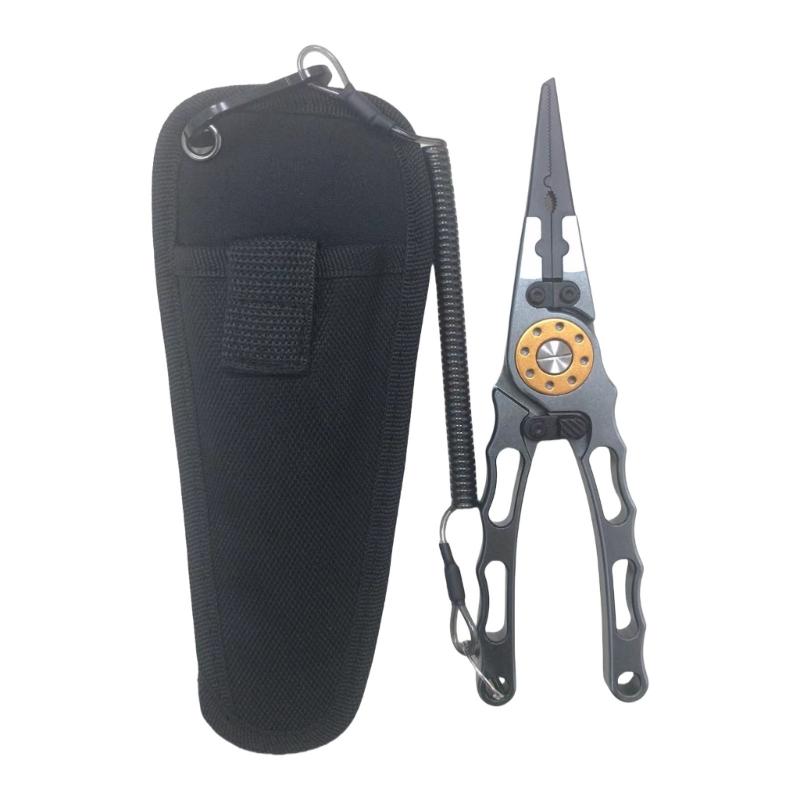 Compacts Fishing Tool Pliers with Stainless Steel Reliability Lures Pliers for Lured Fishing Enthusiasts
