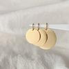 EManco Minimalist Geometric Round Pendant Homemade Bracelet and Necklace Making Accessories