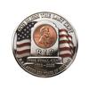 1/2/3/4/5Pcs The Last Cent Collectible Coin American Flag Eagle Final Cent Souvenir Coin Memorial Token History Buffs Collectors Enthusiasts