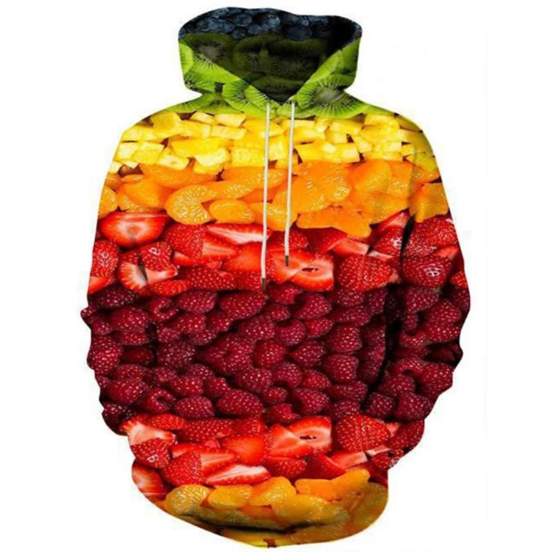 Wassermelonen-Hoodies Kiwi-Frucht 3D-Druck Herren Damen Streetwear 2025 Kapuzen-Sweatshirts Gurken-Pullover Herren-Oberteile Unisex-Kleidung