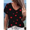 T-shirt girocollo stampata in 3D per donna