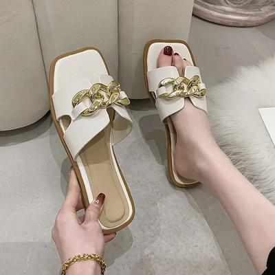 Summer Slippers Women Flat Outdoor Trend Beach Sandals Female  Slides Shoes 2024  Sandals Women