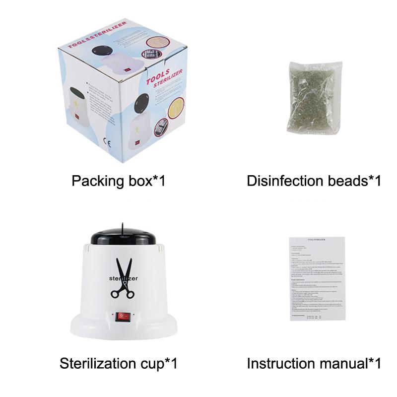 Manicure Nail Tool Sterilizer 1pcs High Temperature Disinfectant Cleaner Pot Professional Salon Spa Hygiene Machine