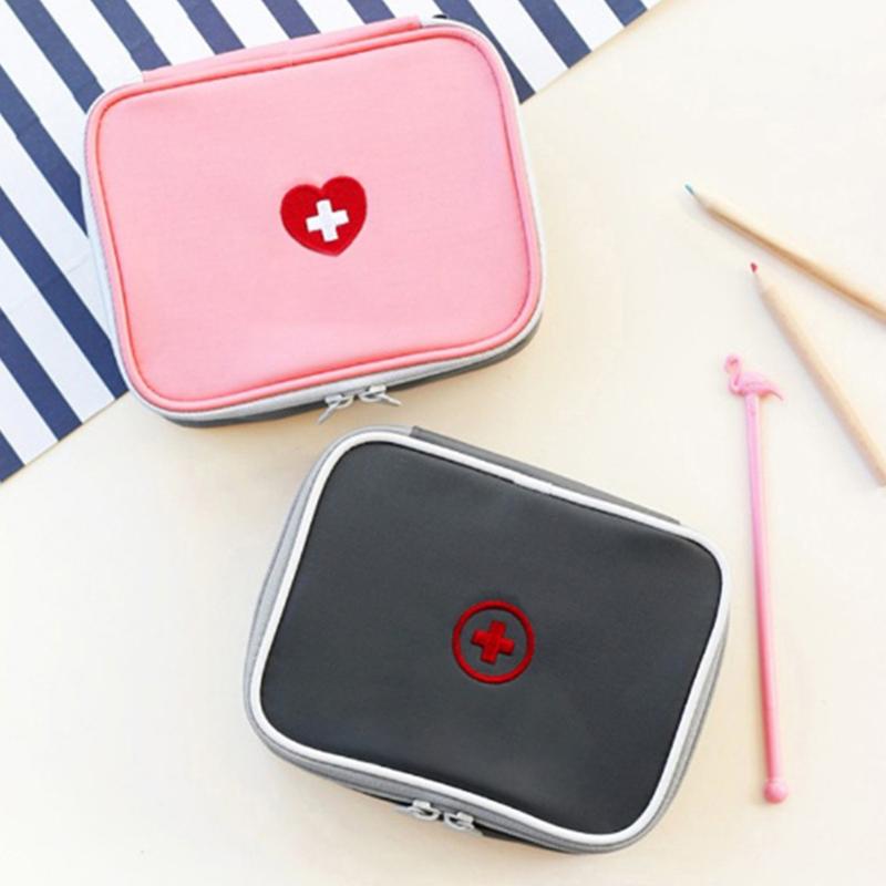 1Pc-Portable Emergency Medical Bag First Aid Storage Box For Household Outdoor Travel Camping Equipment Medicine Survival Kit