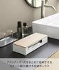 Yamazaki Lidded Amenity Small Item Storage RIN Amenity Small Item Storage Box with 10603 (Yamazaki Industries) & Box, Natural, W28.6×D12.1×H5.8cm,