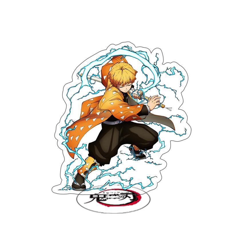 Double Sided New Demon Slayer Acrylic Stand Figures Tanjiro Nezuko Shinobu Giyu Anime Merchandise Collectible Display Decor