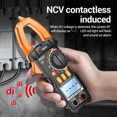 ANENG PN107 Digitales Zangenmessgerät CAT II 600 V Wechselspannungs-Multimeter-Tester 4000 zählt Amperespannung