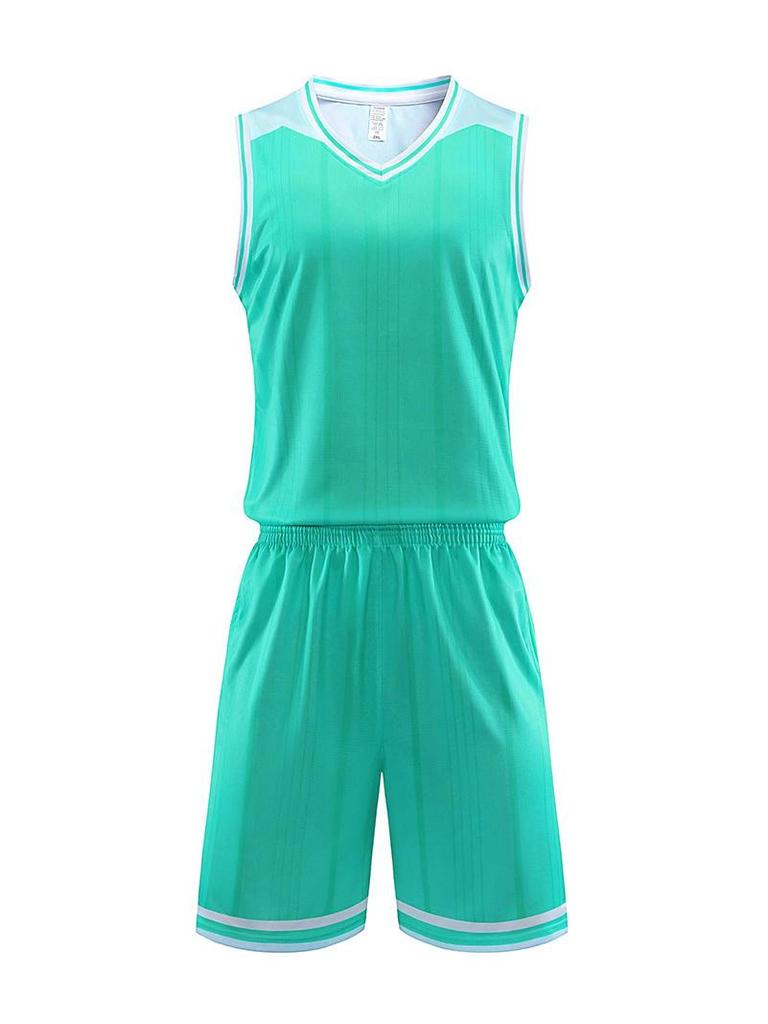 Men's Trendy Sports Basketball Uniform Set – Tank Top & Shorts