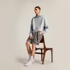 Li Ning Wade Series Comfortable Simple Versatile Spliced Loose Hooded Pullover Sweatshirt Men Sweatshirt AWDV255-5