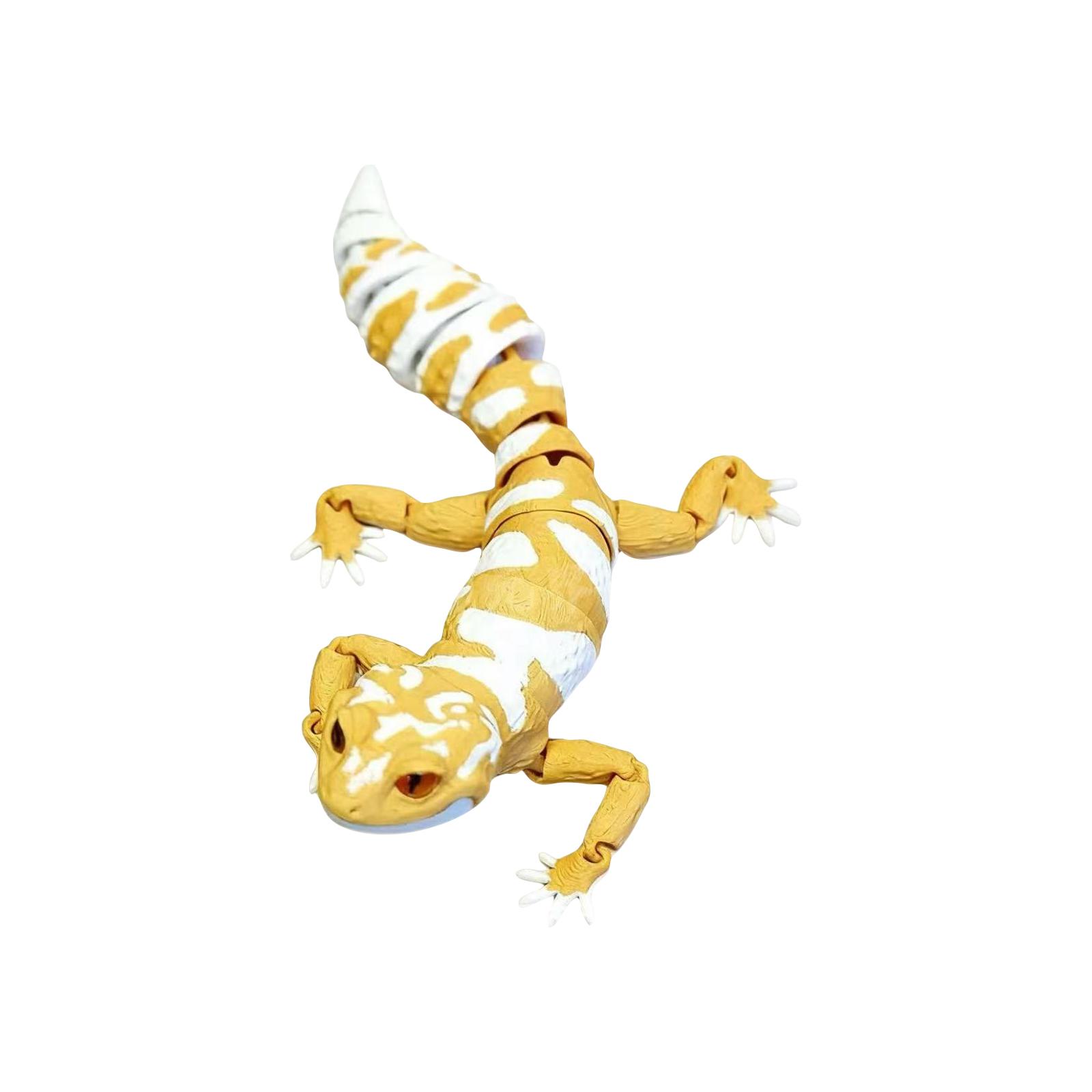 

Фигурка леопарда, напечатанная на 3D-принтере, подвижная скульптура ящерицы, домашний декор, реалистичная коллекционная настольная фигурка рептилии, подходит для коллекционеров. One Size